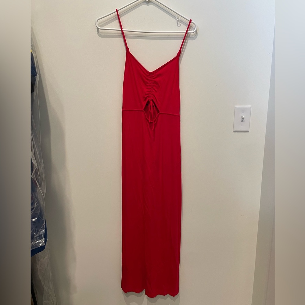 Red Fitted Dress